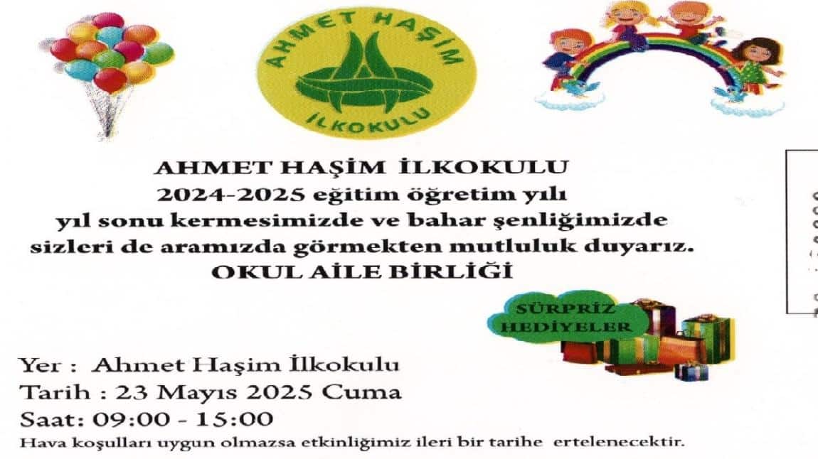 Yıl Sonu Kermesimiz ve Bahar Şenliğimiz